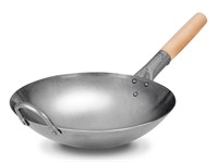 Craft Wok Traditional Hand Hammered Carbon Steel P