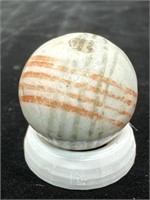Antique hand painted lined Chinese marble 23/32”