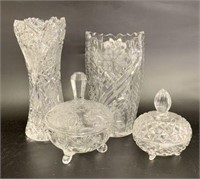 Clear Glass Vases & More