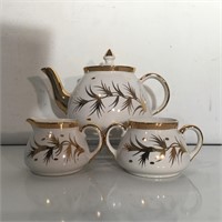 TEAPOT, CREAM & SUGAR