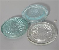 FRUIT JAR LID LOT PETAL LID HAMILTON GLASS WORKS