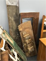 Parts for Seller's Cabinet, Oak Table, Etc