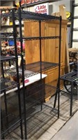 Black wire shelving
