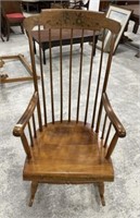 Reproduction Hitchcock Style Stenciled Rocker