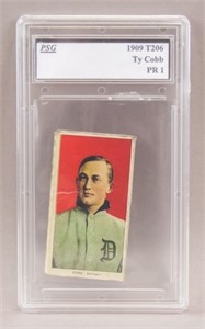 1909 MLB T206 PR 1 Ty Cobb Card