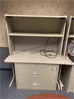 Shelves and large filing cabinet combo