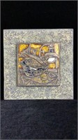 del campo Enamel & Bronze Wall Tile