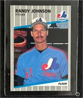 1989 Fleer Randy Johnson *Expos Rookie