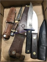 3 knives & sheath