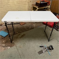 Folding adjustable height table, #1 of 2 (WS)