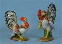 Vintage Italian Fighting Roosters