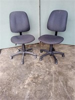 2 SECRETARY/OFFICE CHAIRS