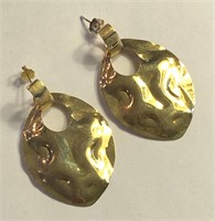 Pair Of 14k Gold Earrings