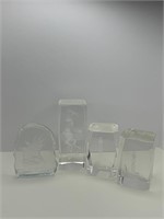 Clear Paperweight Lot