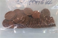 50 Wheat Pennies