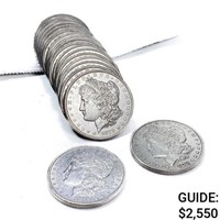 1878-S Morgan Silver Dollar Roll (20 Coins)