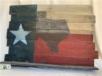 40 x 29 inch Wood Texas Sign