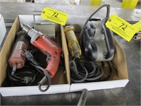 (4) Assorted Electric Hand Tools