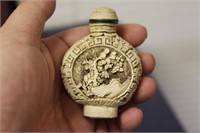 A Chinese Cinnabar Snuff Bottle