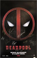 Deadpool Ryan Reynolds Autograph Poster