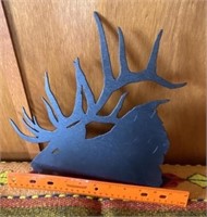 Metal moose decor