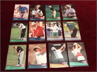 12 1991 Pro Set PGA Cards