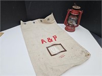 A & P Grocery Bank Bag &Hope Lantern