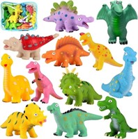 12PCS Dino Bath Toys