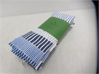 5-PK Kate Spade 5 Kitchen Towels - Blue (17" x