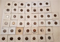 1940-1956 Wheat Pennies, All S Mints