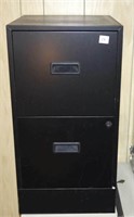 Black 2 Drawer Filing Cabinet - does come with