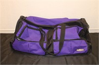 Purple Luggage w/Rollers & Handle