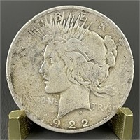 1922-D Peace Silver Dollar (90% Silver)