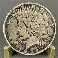 1922-D Peace Silver Dollar (90% Silver)