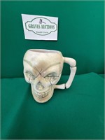 Skull Mug Karol Western 5” tall