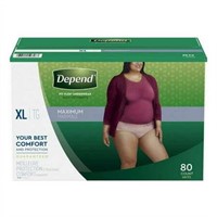 Depend Fit Flex XL Max Absorbency, 80 Ct