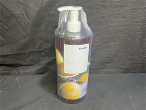 New Korres Basil Lemon Renewing Body Cleanser