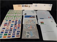 United States Postage Stamps & US Airmail Letter