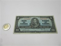 Billet 5$ Canada 1937