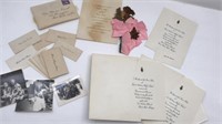 Vintage Photographs & Momento Cards W/