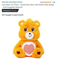 Care Bears 18" Plush - Tenderheart Bear