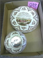 Vintage Old Britain Castles Plate Lot