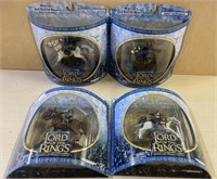 4 LOTR WARRIORS AND BATTLE BEASTS SETS