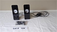 INSIGNIA COMPUTER SPEAKERS AND EAR BUDS