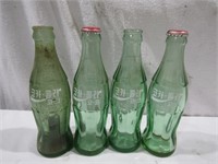 4 Coca Cola Bottles From Korea
