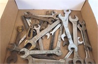 Flat of Assorted Open End Wrenches