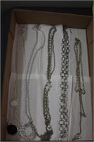 Costume Jewellery, necklaces, belts & eyeglass