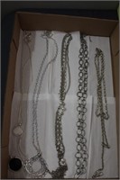 Costume Jewellery, necklaces, belts & eyeglass