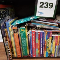 Children's books (shelf full)