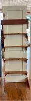 Old Door With Double Sided Display Shelves